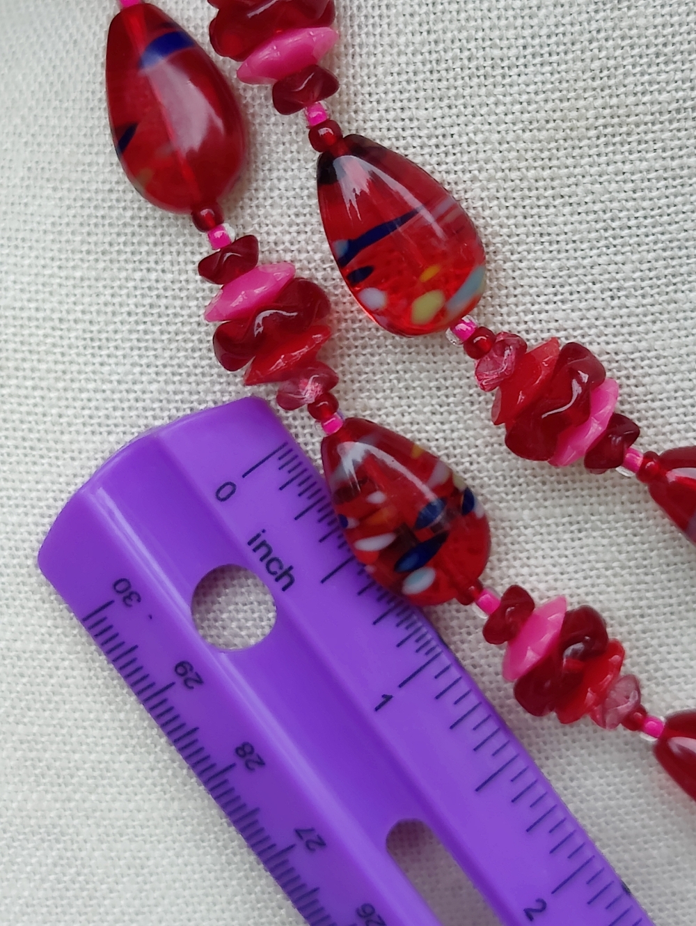 Vintage Murano Glass Necklace - Picture 7 of 9
